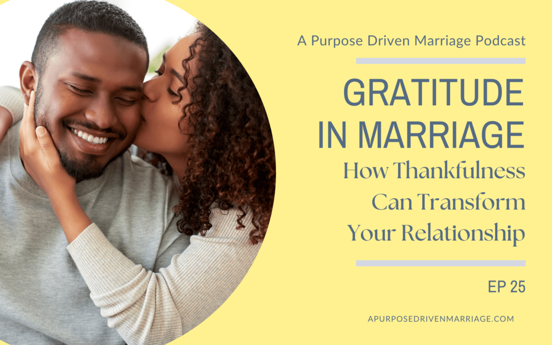 Gratitude in marriage